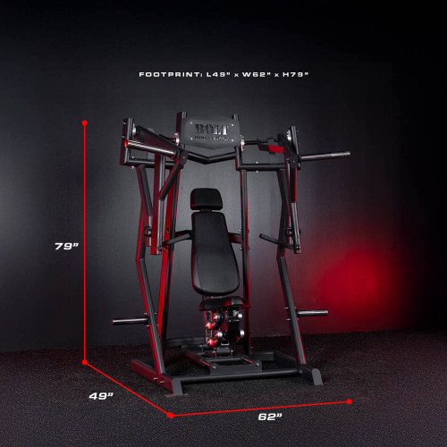Vulcan Adjustable Seated Plate-Loaded Chest Press -3