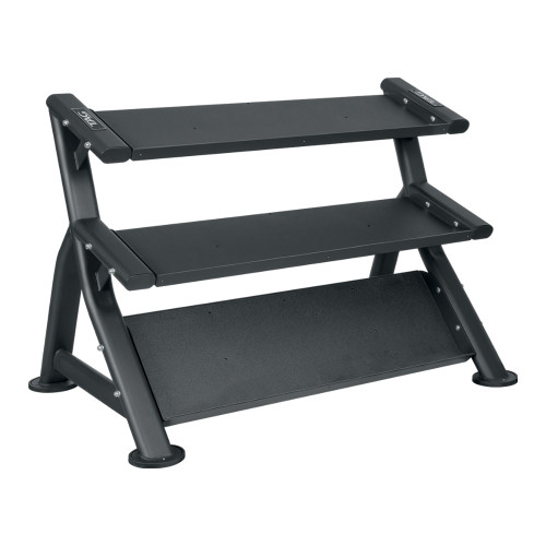 Hex 3-Tier Dumbbell Rack - Holds 10 Pairs 