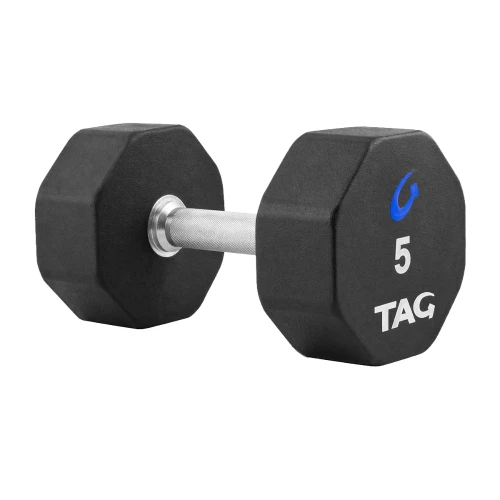 8-Sided Pro-Style Rubber Dumbells 2
