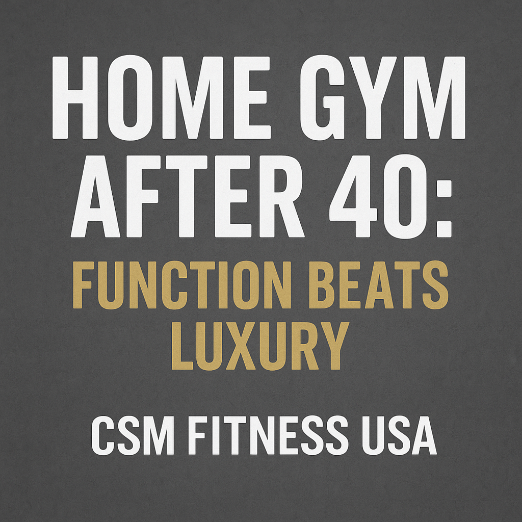 Building A Home Gym After 40 :  Why Function Beats Luxury 