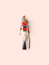 Talking Stick with Horses/Horse Hair (Red)