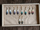 Beaded Feather Earrings - variety