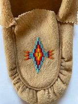 Ladies Size 7.5 Moosehide Moccasins