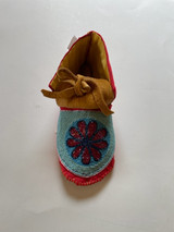 Fully Beaded Kids Moccasins (Size 5)