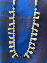 Elk Teeth Necklace (Blue)