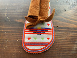 Fully Beaded Toddler Moccasins (Size 6)