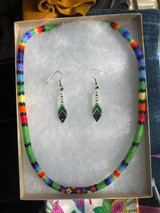 Peyote Set (Earrings and Necklace)