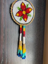 Bead work Bolo Tie Medallion