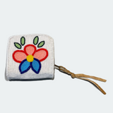 fully beaded coin pouch