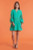 Izzy Eyelet Tunic- Parakeet