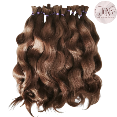 Golden Blonde Wavy Newborn Hair