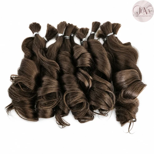 Cool Light Brown Wavy Toddler Hair