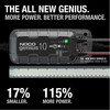 NOCO GENIUS10: 10A 6V/12V Smart Battery Charger  Automatic Maintainer, Trickle Charger & Desulfator with Overcharge Protection & Temperature Compens