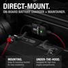 NOCO GENIUS2D: 2A 12V Smart Onboard Battery Charger - Direct-Mount Automatic Maintainer, Trickle Charger & Desulfator with Overcharge Protection & Te