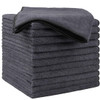 HOMEXCEL Microfiber Cleaning Cloths 12 Pack, Premium 16 x 16 inch Microfiber Towel for Cars, Ultra Absorbent Car Washing Cloth, Lint Free Streak Free