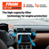 FRAM Extra Guard Flexible Panel Engine Air Filter Replacement, Easy Install w/Advanced Engine Protection and Optimal Performance, CA12295 for Select