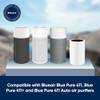 BLUEAIR Blue Pure 411 Auto, 411, 411+ Genuine Replacement Filter, Particle and Activated Carbon, fits Blue Pure 411 Auto, 411 and 411+ Air Purifiers