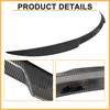 DIBON AUTO Trunk Spoiler Wing for 2017-2023 Tesla Model 3 Rear Trunk Lid Wing Spoiler (Carbon Fiber, Model 3 2017-2023)