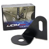 iJDMTOY Front Driver Side Near The Hood Edge Side Mount Bracket Holder for Off-Road CB Antenna, Compatible with Jeep Wrangler JL JK TJ & Gladiator JT