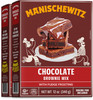 Manischewitz Chocolate Brownie Mix With Fudge Frosting, Dairy Free 12oz (2 Pack) | Grain Free, Kosher for Passover, Baking Pan Included!
