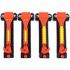 4 PCS GoDeCho Car Emergency Escape Window Breaker and Seat Belt Cutter Hammer with Light Reflective Tape,Life Saving Survival Kit