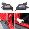 sukemichi Foot Pegs Doors Off for Jeep JK JL JT, Exterior Foot Rest Pedals Door Hinge Foot Peg for 2007-2025 2026 Jeep Wrangler JK JL 4XE 4 Door 2 Do