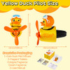 Tallew Car Air Freshener Cute Duck Diffuser Rotating Propeller Outlet Vent Fresheners Automotive Air Fresheners Aromatherapy Ornament Car Accessories