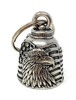 Bravo Bells US Flag Eagle Bell - Biker Bell Accessory or Key Chain for Good Luck on the Road