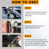 Ohleats Brake Fluid Tester Pen with 5 LED Indicators, Universal Car Accessories