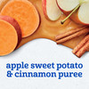 Gerber Stage 2 Baby Food, Apple Sweet Potato Cinnamon Puree Pouch, 2 Servings of Fruit & Veggie, No Added Sweetener, No Artificial Colors or Flavors,