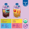 Plum Organics Variety Pack, 6+ Months - Organic Fruit and Veggie Baby Food Pouches - Pear, Purple Carrot + Blueberry & Peach, Banana + Apricot - 4 oz