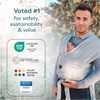 Koala Babycare Baby Carrier Wrap, Easy to Wear As a T-Shirt - Original Baby Carrier Newborn to Toddler - Sling One Size Fits All - Baby Wraps Carrier