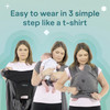 Koala Babycare Baby Carrier Wrap, Easy to Wear As a T-Shirt - Original Baby Carrier Newborn to Toddler - Sling One Size Fits All - Baby Wraps Carrier