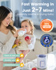 Grownsy Bottle Warmer, 8-in-1 Fast Baby Bottle Warmer for Breastmilk or Formula, Smart Temperature Control and Automatic Shut-Off Milk Warmer, Baby E