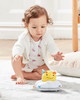 Skip Hop Baby Follow-Me Bee Tummy Time Crawl Toy 3-Stage Infant Sensory Development with Lights Sounds and Music Explore & More Age 5m+