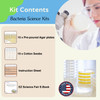 EZ BioResearch Bacteria Science Kit (IV): Top Science Fair Project Kit. Prepoured LB-Agar Plates And Cotton Swabs. Exclusive Free Science Fair Projec