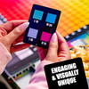 HUES and CUES - Vibrant Color Guessing Board Game for 3-10 Players Ages 8+, Connect Clues and Guess from 480 Color Squares