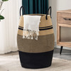 Jute Rope Laundry Hamper by YOUDENOVA, 105L - Woven Collapsible Laundry Basket - Clothes Storage Basket for Blankets organizing, Bedroom Storage, Clo