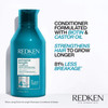 Redken Extreme Length Conditioner For Damaged Hair - Fortifies, Strengthens and Conditions Hair, Infused With Biotin & Castor Oil For Hair Growth, 10
