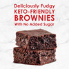 Duncan Hines Keto Friendly Brownie Mix, Chewy Fudge, Zero Added Sugar, Gluten Free, 10 oz.
