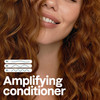 ATTITUDE Amplifying Conditioner for Curly Hair with Coconut Oil, Vegan Detangler and Naturally Derived Ingredients, 2a, 2b, 2c Curl Type, Gives body