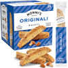 Nonni's Originali Classic Almond Biscotti Cookies  Individually Wrapped Italian Coffee Snack, Crunchy Twice-Baked, 80 Cal Each, 17.25 oz Carton
