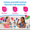 SoCozy 3 in 1 Kids Shampoo + Conditioner + Body Wash (16 Fl Oz) Gentle, Hydrating Hair & Body Cleanser with Keratin, Vitamin B5, & Kiwi Extract, Para