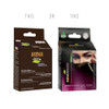 MinaiBrow Dark Brown Tint Kit | Natural Spot Coloring Brow Powder, Water & Smudge Proof Instant Brow Dye, 100% Gray Coverage, 30 Applications, Ammoni