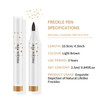 LOKFAR 2 Pcs Freckle Pens, Natural Lifelike Freckles Makeup Tool - Dark Brown + Light Brown