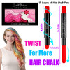 Jim&Gloria Dustless Hair Chalk for Girls Washable Dye, Toys Birthday Gifts for Girls Makeup Kit, Temp Paint Temporary Hair Color for Teenage Grils, T
