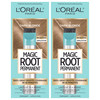 LOréal Paris Magic Root Permanent Hair Color, 10 Minute Hair Dye Kit to Rescue Roots with 100% Gray Hair Coverage, 7 Dark Blonde, 2 Pack (Packaging