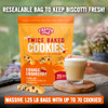 Cooper Street Twice Baked Orange Cranberry Biscotti Cookies - 1.25 Lb - Light and Crispy Coffee Cookie Bites - Low Calorie Italian Snacks for Adults