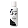 Adore Semi Permanent Hair Color (121 Jet Black) (2 Pack) | Vegan & Cruelty-Free Black Hair Dye | No Ammonia, No Peroxide, No Alcohol | 4 Fl Oz