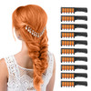 MSDADA Orange Hair Chalk for Girls - New Hair Chalk Comb Temporary Washable Hair Color Dye for Kids - DIY Makeup Birthday Party Halloween Christmas G